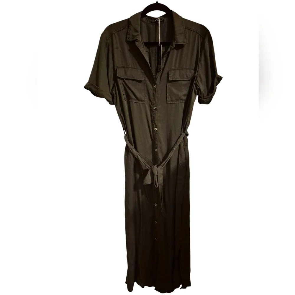 Velvet Heart Green Dress - Picture 4 of 6